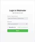 Webtrader Blackr Trade logo